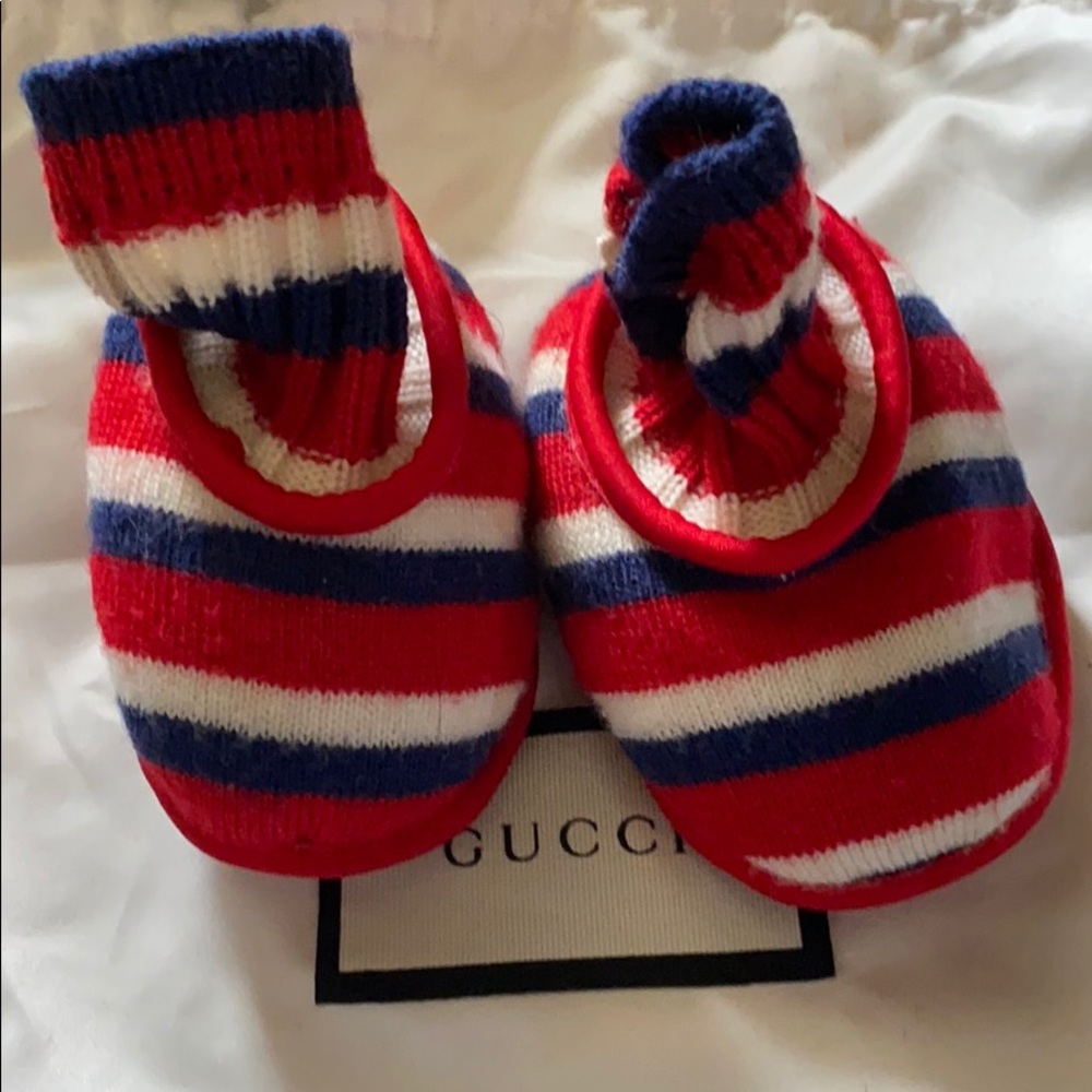 Gucci Faux Fur Reversible Sylvie Web Booties